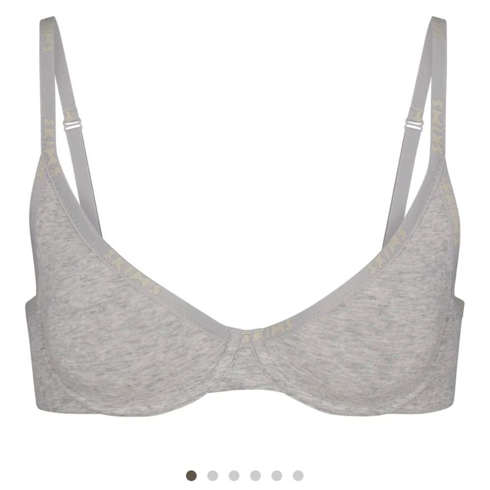 SKIMS | UNDERWIRE DEMI BRA w/ COTTON LOGO